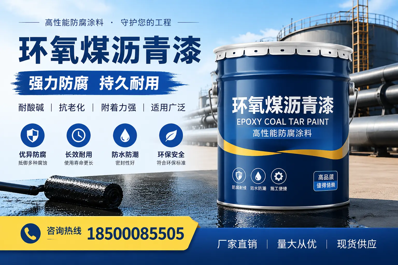 环氧煤沥青漆在防腐领域的重要性，保定行业动态