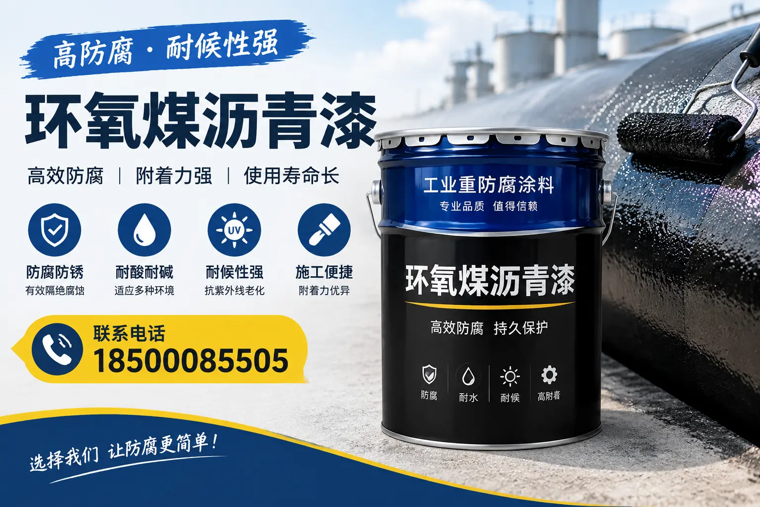 环氧煤沥青漆在防腐领域的重要性,保定行业动态